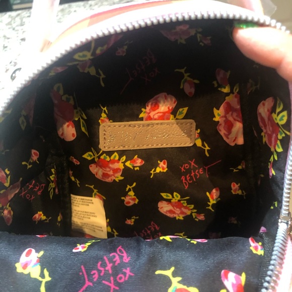 Betsy Jonson pink plaid puppy 🐶 backpack - Picture 3 of 5